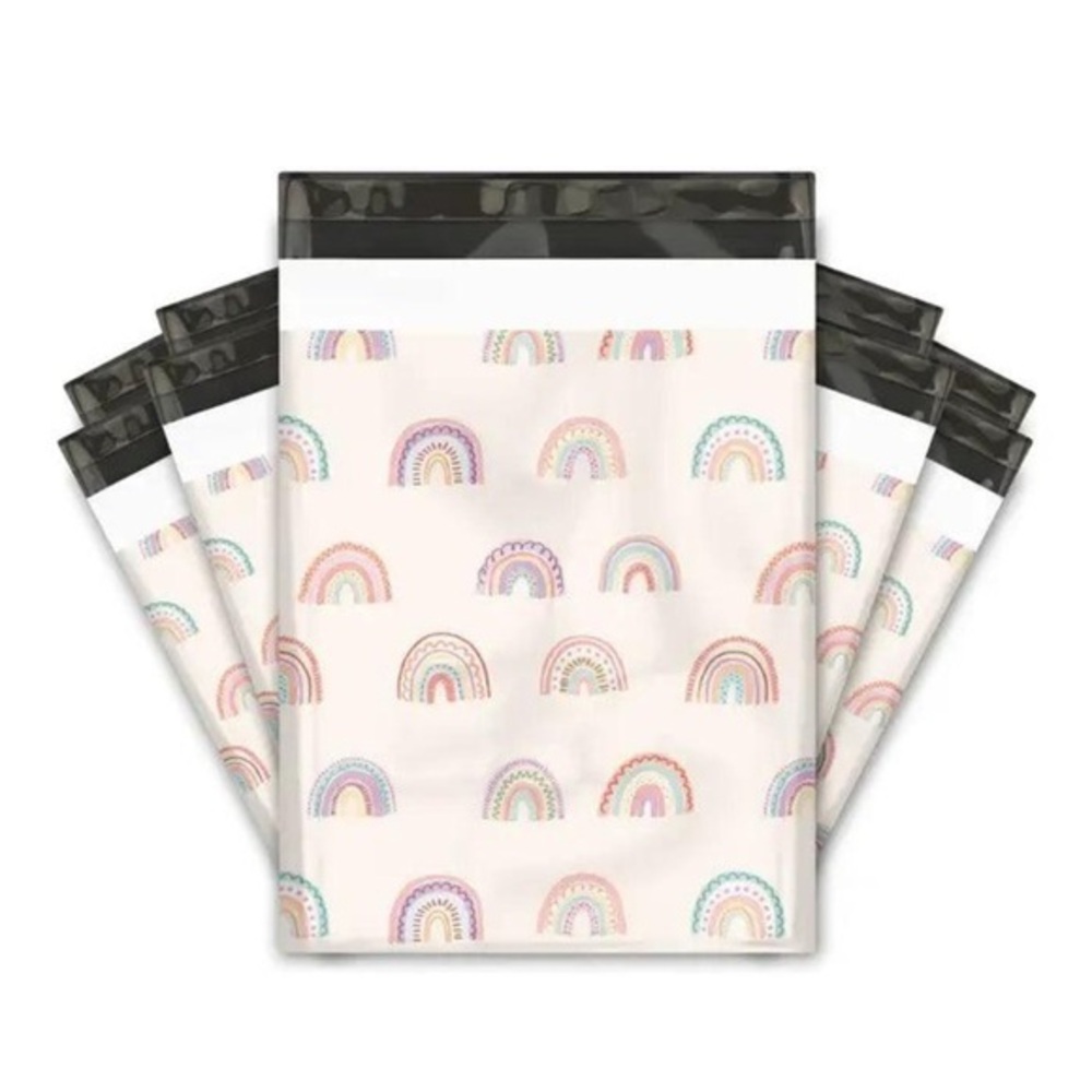 20 (10” x 13”) Rainbow Poly Mailers Poly Bags BRAND NEW